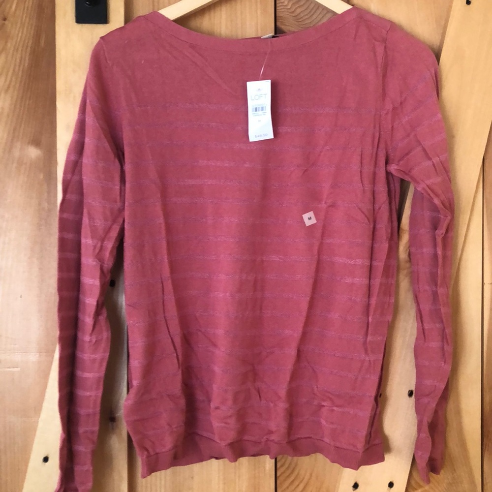 Ann Taylor LOFT Coral Sweater Size M